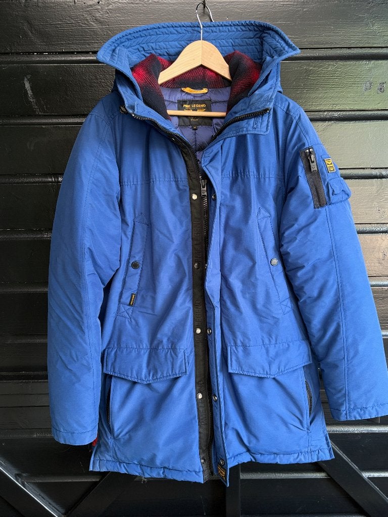 PME Legend - Ice Pilot warme winterjas Kobalt blauw Medium, Pall Mall PME Legend, Zo goed als nieuw, Verzenden, Maat 48/50 (M)