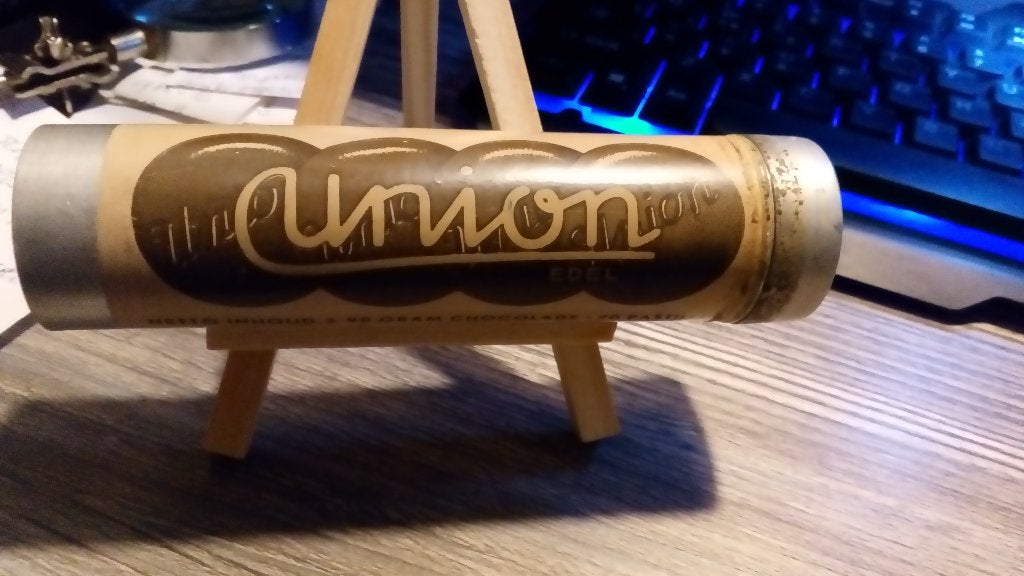 union edel chocolade voor de tropen blikje, Ophalen of Verzenden, Gebruikt, Overige