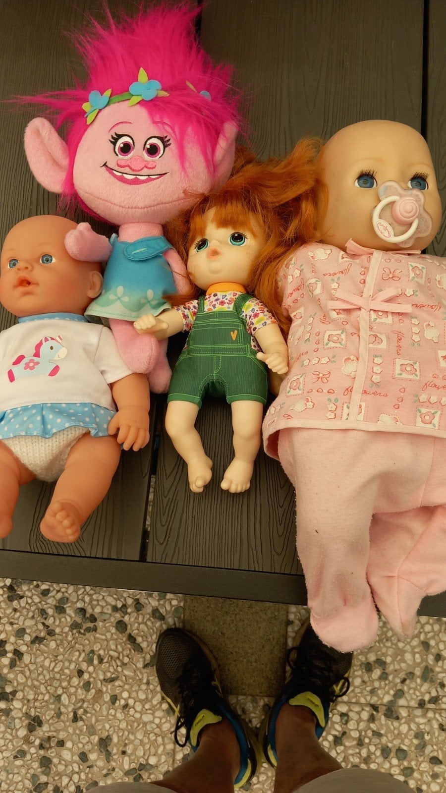 Diverse poppen en knuffels - Gebruikt, Verzamelen, Poppen, Ophalen, Gebruikt, Overige typen
