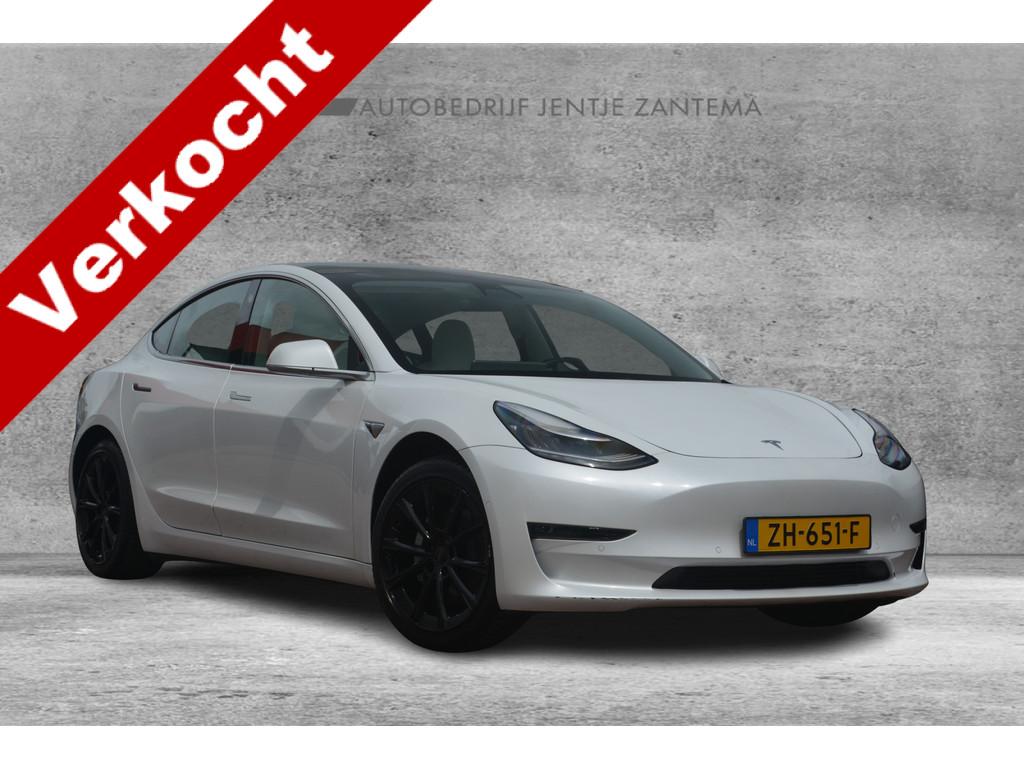 Tesla Model 3 Long Range AWD 75 kWh | Navigatie | Leer | Sto, Automaat, Wit, Vierwielaandrijving, 560 km