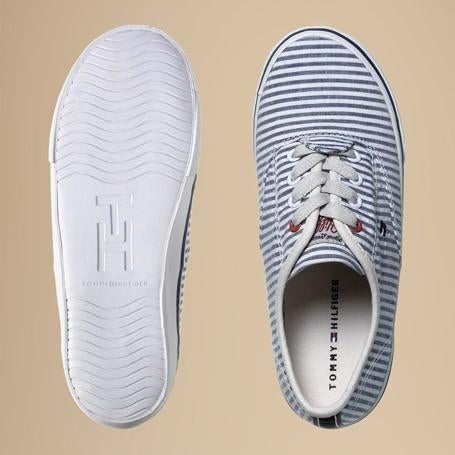 Tommy Hilfiger gestreepte tennis schoenen gympen maat 32, Nieuw, Ophalen of Verzenden, Tommy Hilfiger, Jongen of Meisje