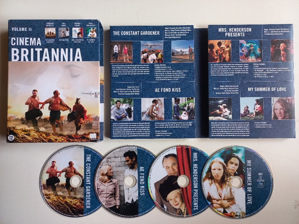 Cinema Britannia 2 - 4dvd box o.a. Ae fond kiss, Extra's, Verenigd Koninkrijk, Verzenden, Nederlands