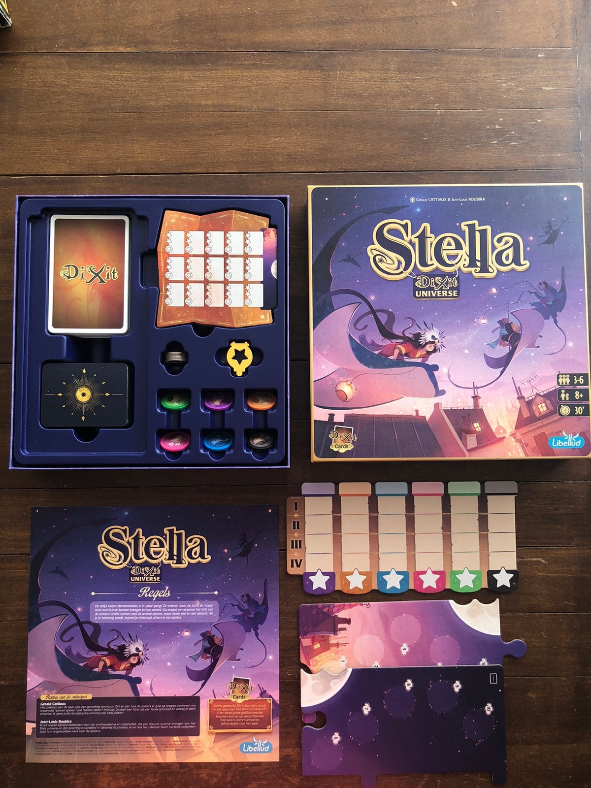 Stella - Dixit z.g.a.n, Hobby en Vrije tijd, Gezelschapsspellen | Bordspellen, Ophalen of Verzenden, Zo goed als nieuw