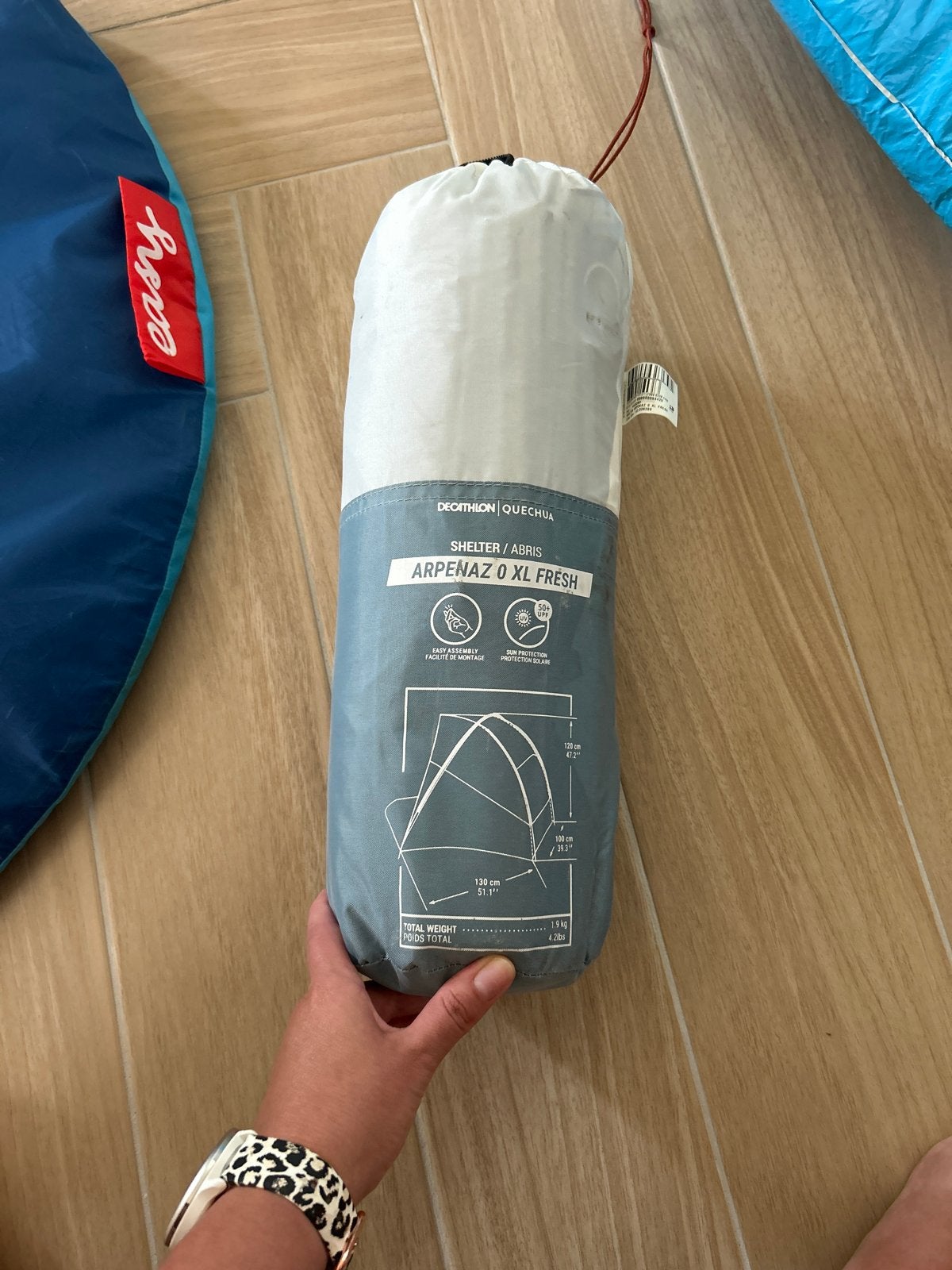 Decathlon Quechua Arpenaz 0 XL Fresh Shelter/Abris, Ophalen, Zo goed als nieuw, Tot en met 2
