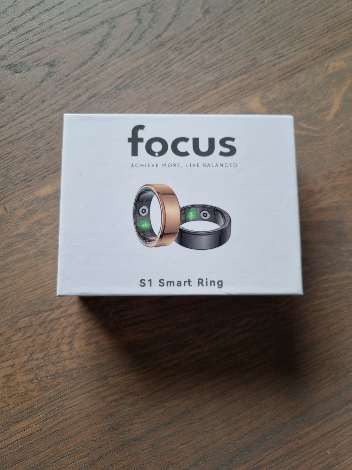 Focus smart ring s1 maat 12 goud, Ophalen of Verzenden, Nieuw, Zwart, Android