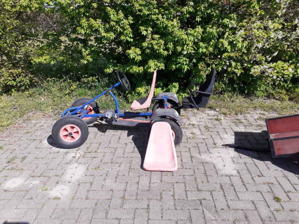 Berg skelter met aanhanger en duozitje, Ophalen, Gebruikt, Berg, Duozit
