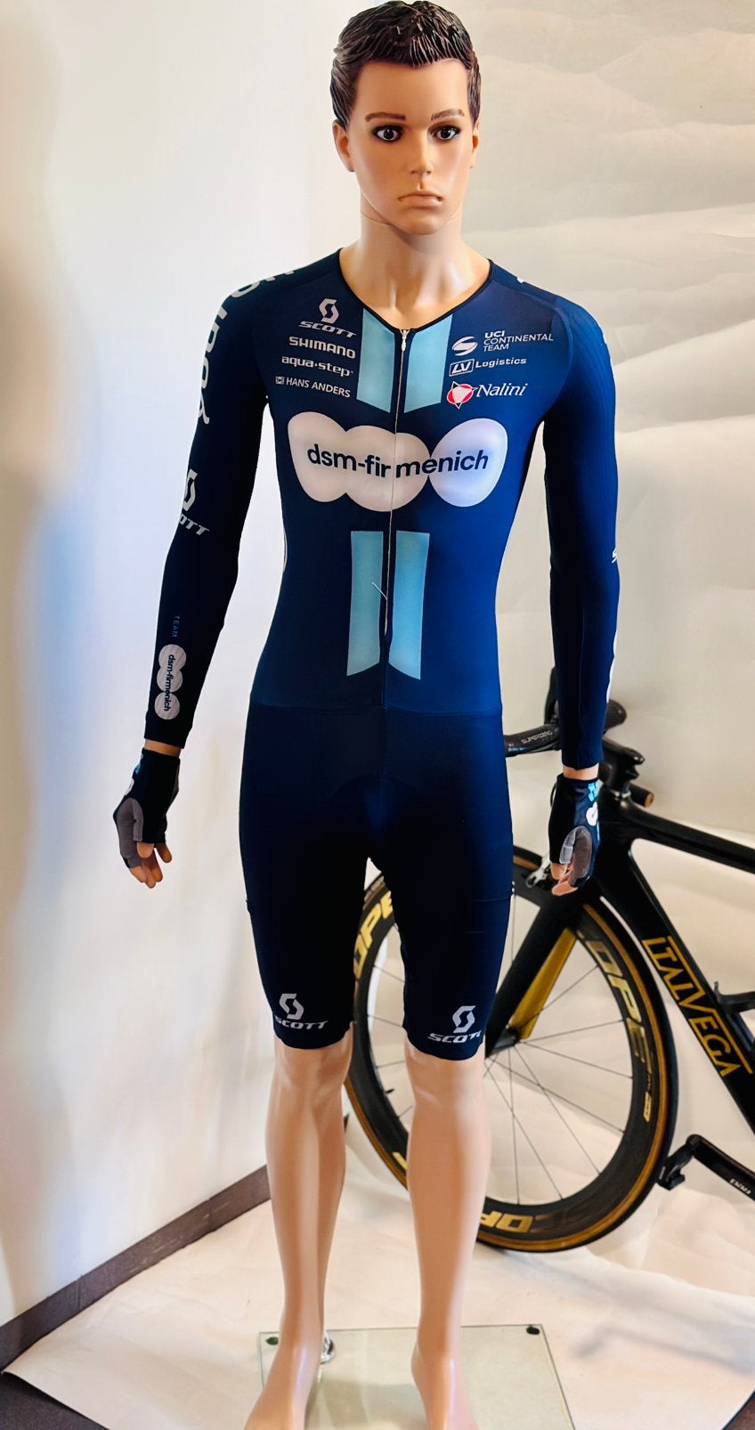 Wielrenkleding wielrenpak snelpak speedsuit maat M Nalini, Ophalen of Verzenden, Zo goed als nieuw, Bovenkleding, Heren