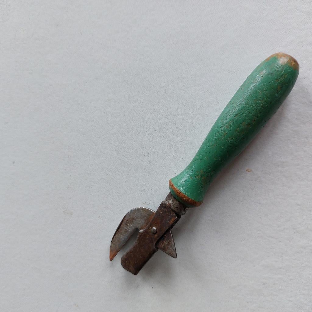 antieke vintage blik en flesopener, Ophalen of Verzenden
