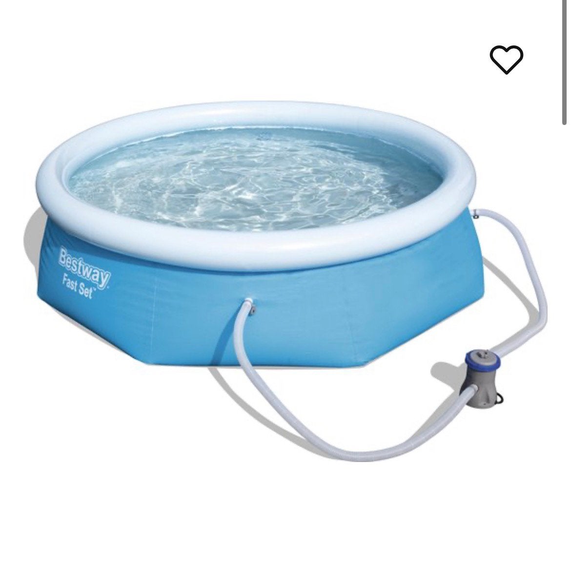 Zwembad bestway met toebehoren, Ophalen, Zo goed als nieuw