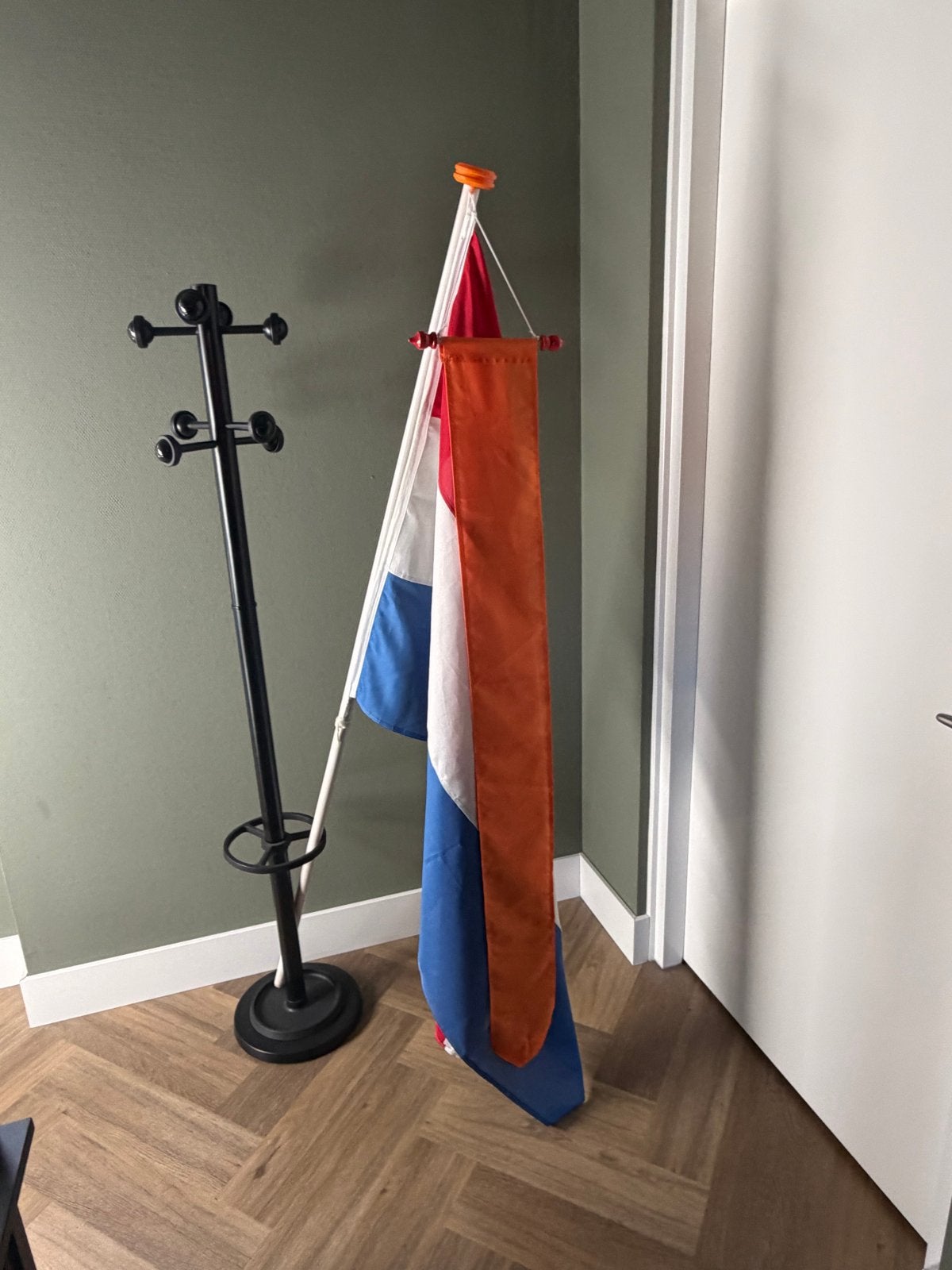 Nederlandse vlag met wimpel, Diversen, Ophalen, Gebruikt