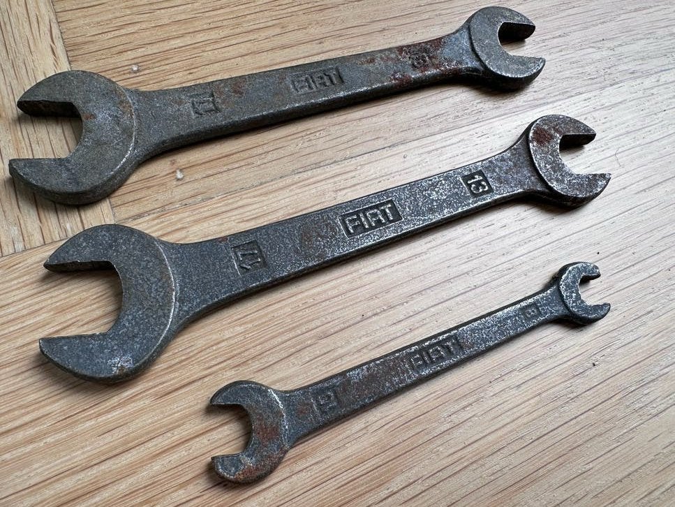 Origineel FIAT Boordgereedschap Steeksleutels, Ophalen of Verzenden