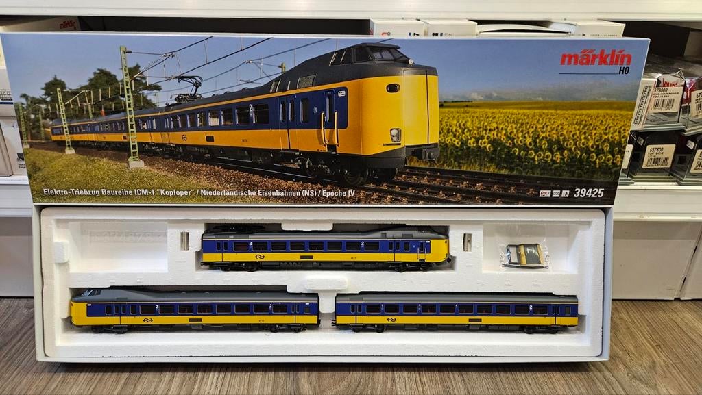 Marklin 39425 NS Koploper ICM 1 3-delig MFX+ & Sound, Märklin, Wisselstroom, -, -