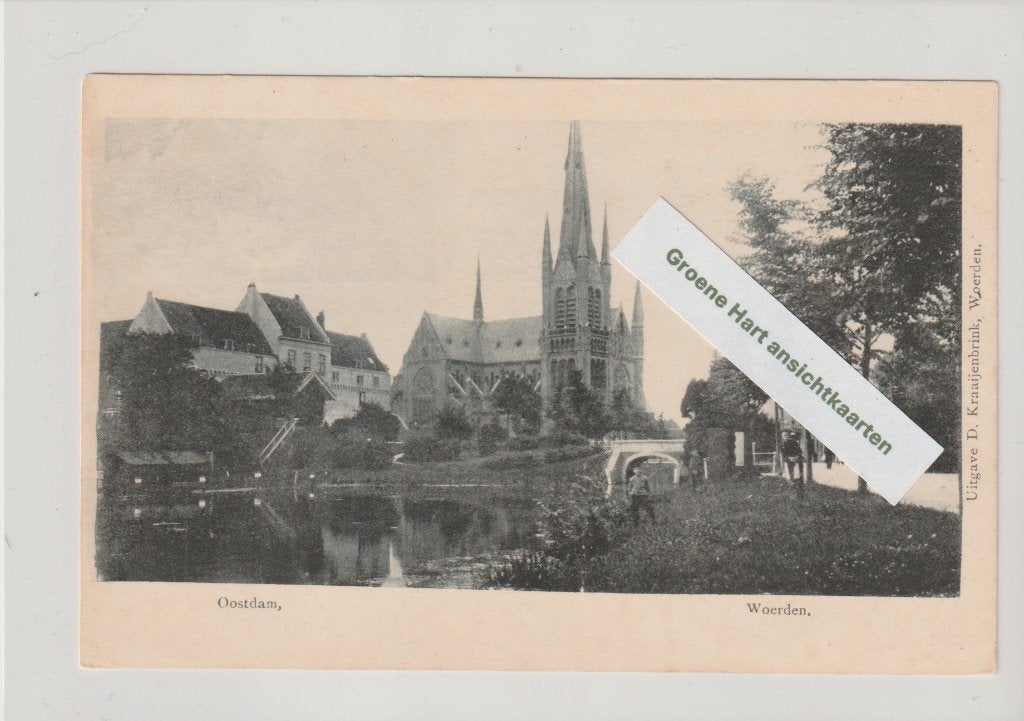 Woerden - Oostdam ca. 1900 * Kraaijenbrink, Ophalen of Verzenden, Voor 1920, Ongelopen, Utrecht
