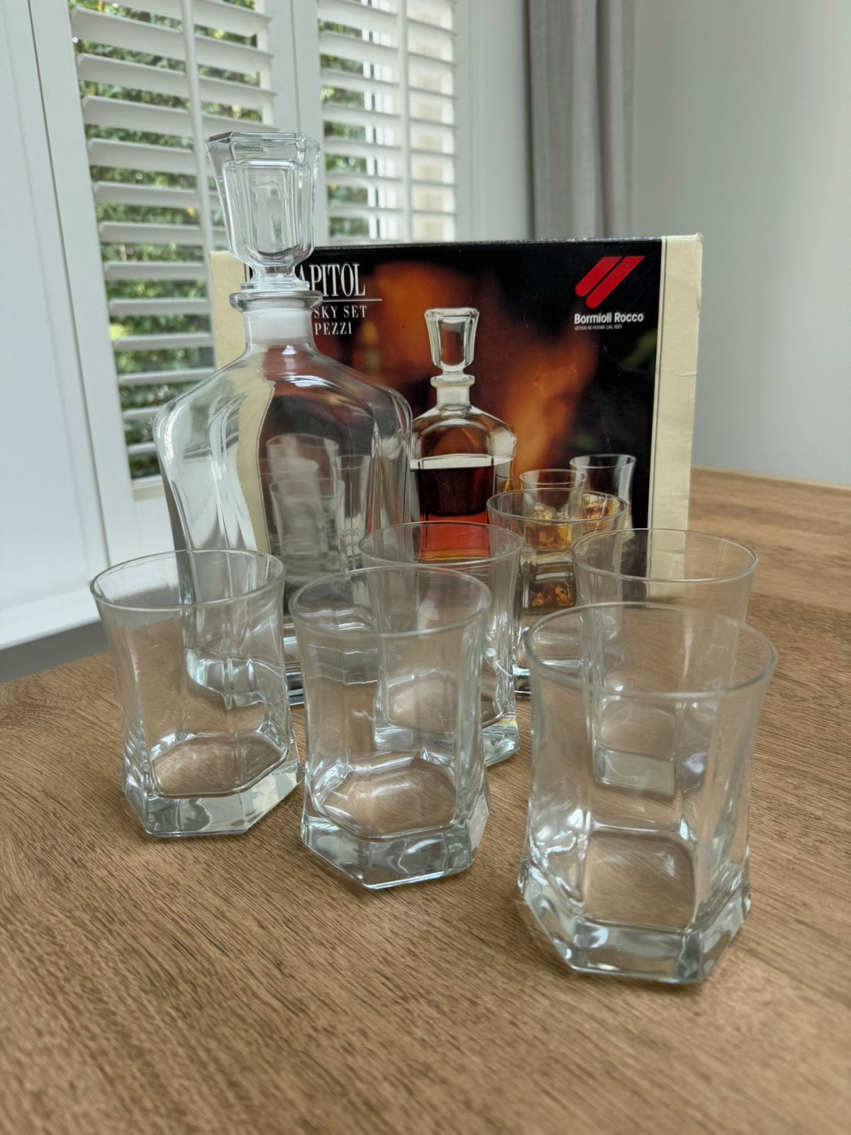 Vintage Italiaanse whisky set 7 delig, Verzamelen, Ophalen of Verzenden, Zo goed als nieuw, Overige typen