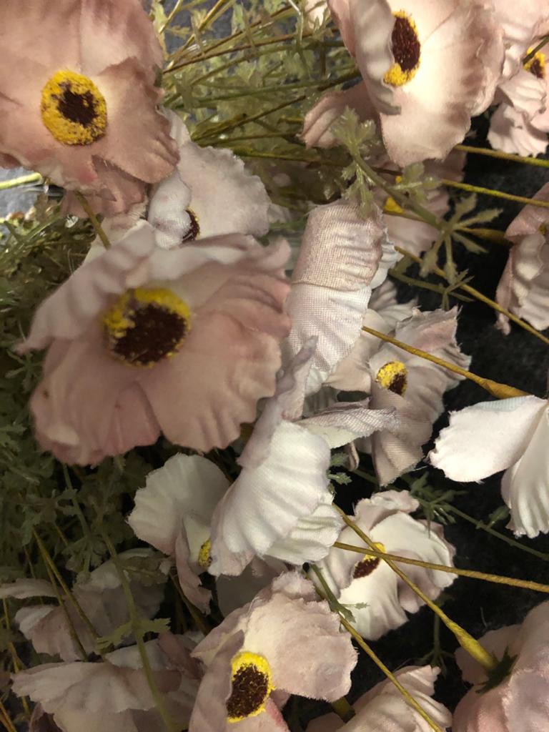 Mooie roze kunst klaprozen, Binnen, Roze, Nieuw, Ophalen of Verzenden