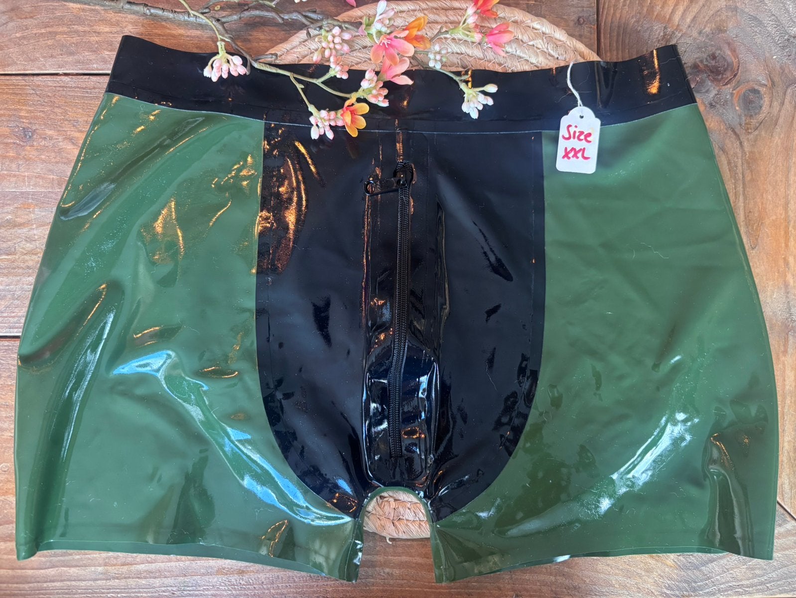 Boxer / Latex / Maat XXL, Verzenden, Groen, Boxer