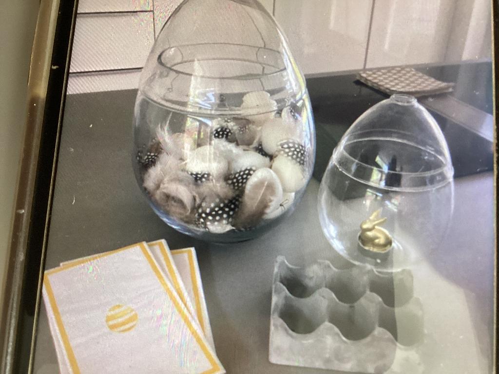 Stijlvolle Paas decoratie, Ophalen, Zo goed als nieuw, Overige kleuren, Glas