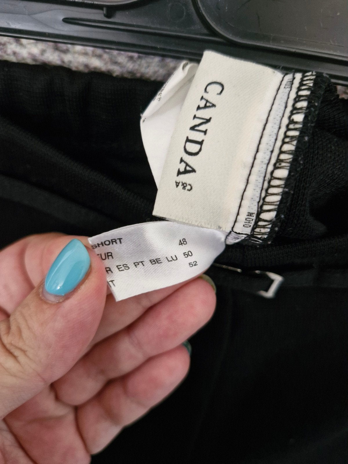 Zwarte nette broek met riempje maat 48, Zwart, Onbekend, Ophalen of Verzenden, Zo goed als nieuw