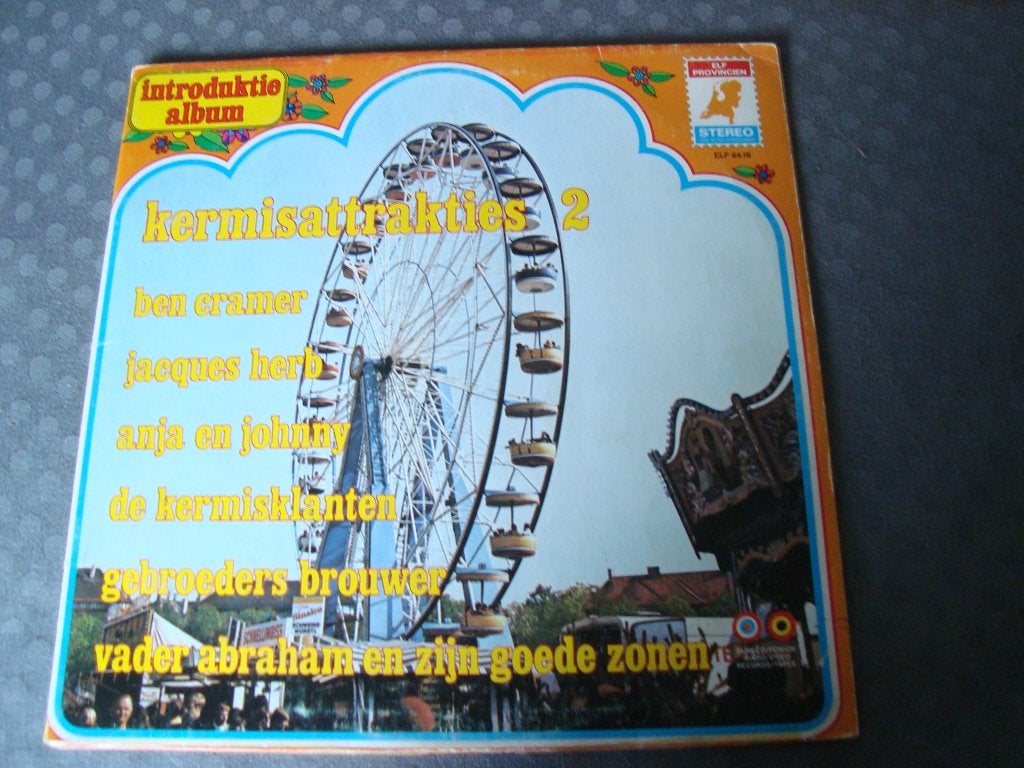 Kermisattrakties 2, Ophalen of Verzenden, Zo goed als nieuw, 12 inch, Levenslied of Smartlap