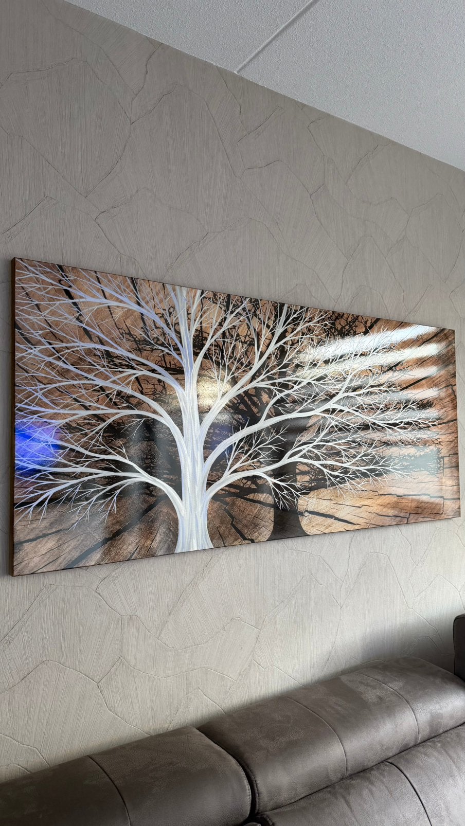 Kunst op aluminium 160x70 cm, Ophalen