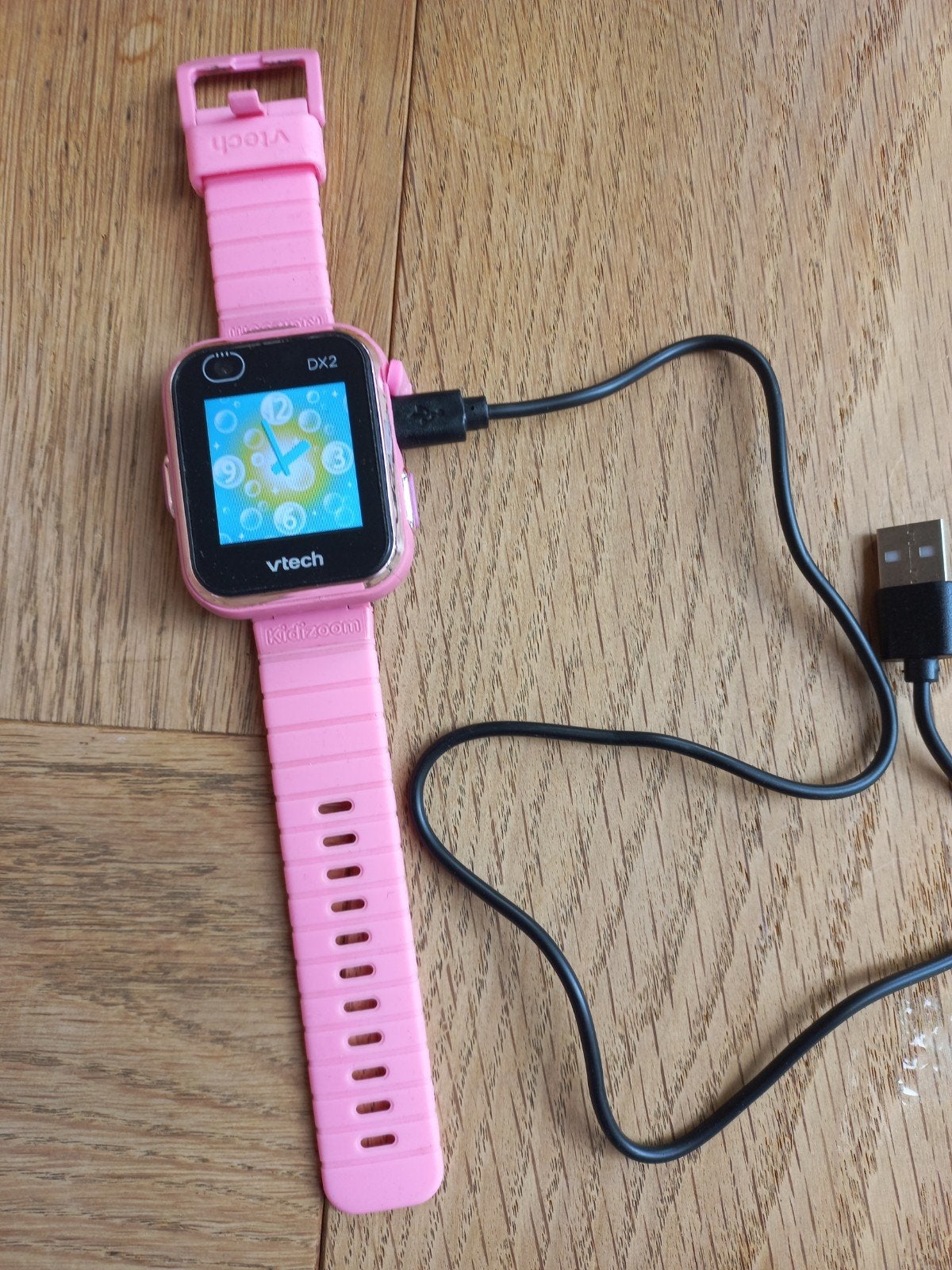 Vtech KidiZoom Smartwatch, Sieraden, Tassen en Uiterlijk, Horloges | Kinderen, Ophalen of Verzenden, Zo goed als nieuw, Roze, Meisje