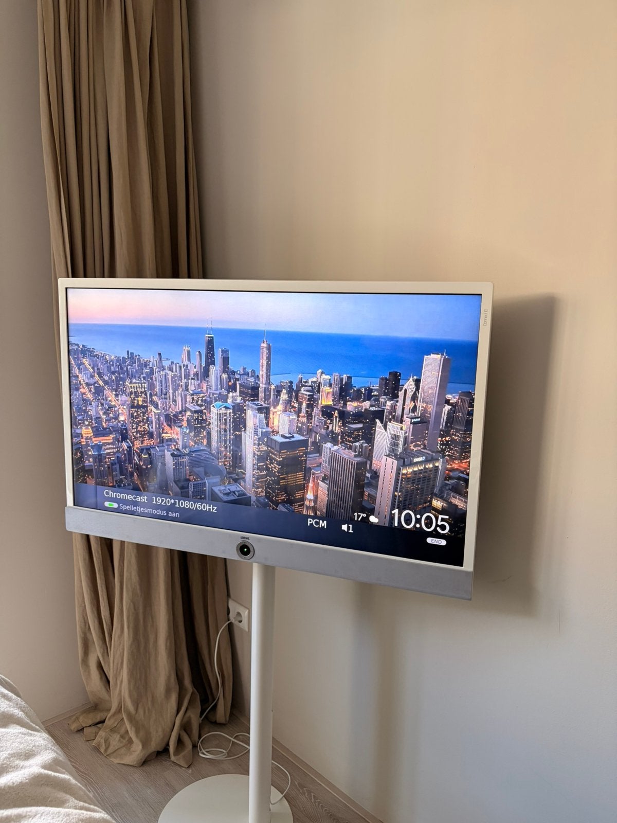 Loewe Connect ID 46 Wit/Zilver inclusief standaard, Audio, Tv en Foto, Televisies, LED, Zo goed als nieuw, 100 Hz, 100 cm of meer