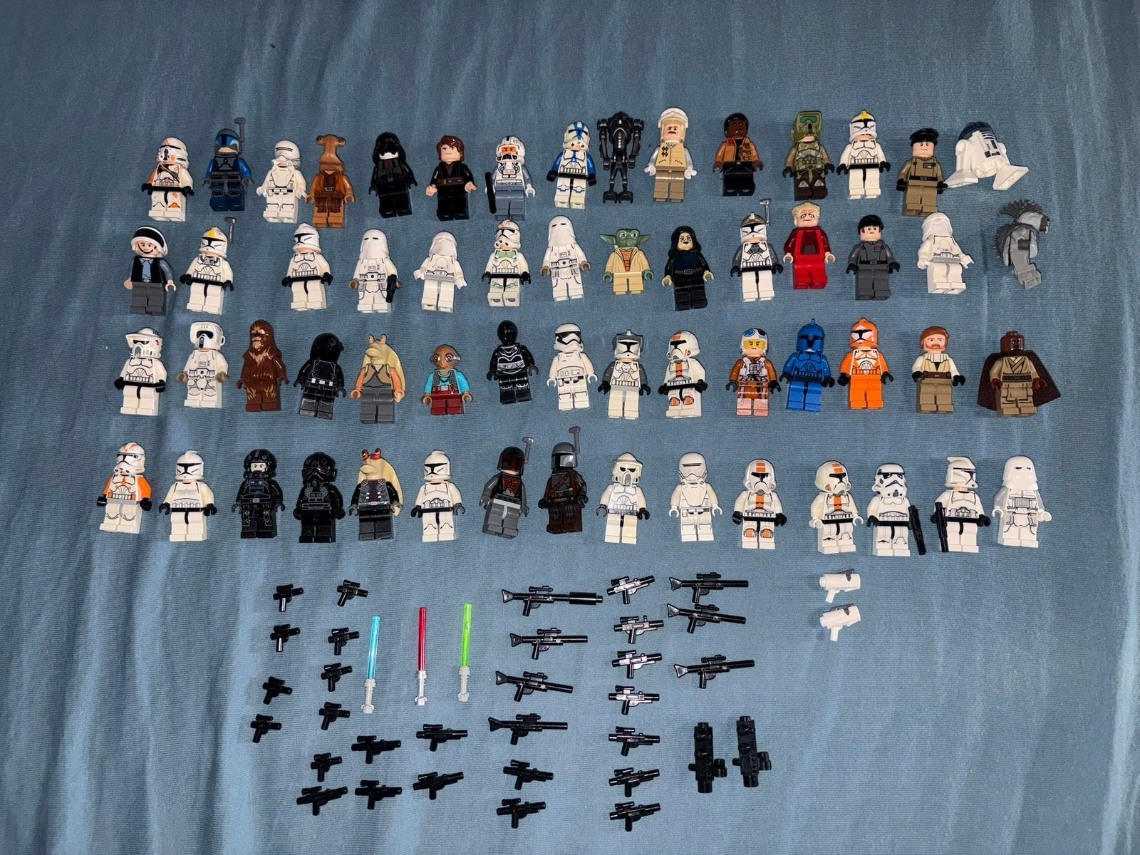 Grote collectie Lego Star Wars minifiguren en accessoires, Ophalen of Verzenden, Gebruikt, Lego