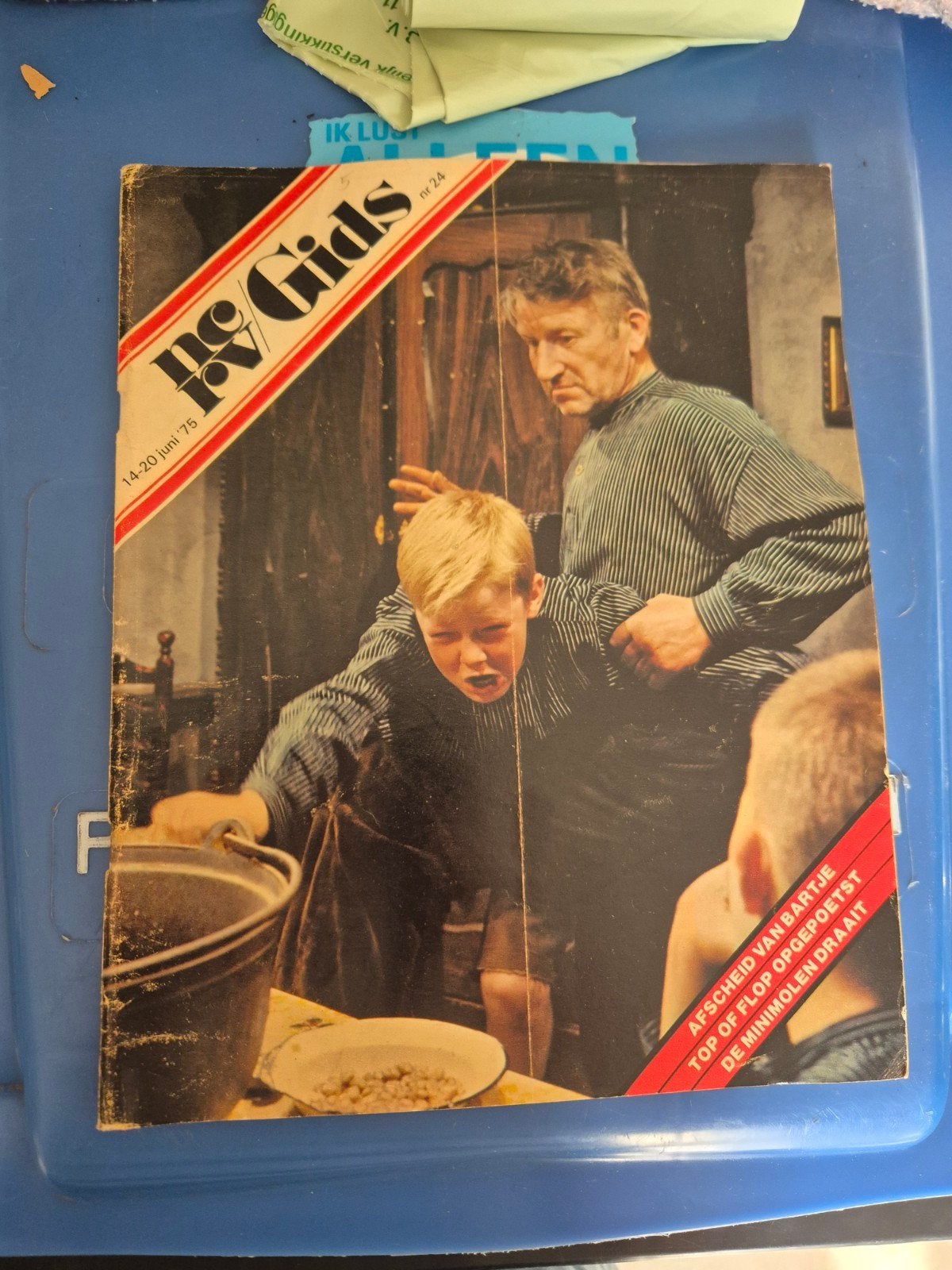 NCRV Gids 14-20 juni '75 - Bartje TV Serie Afscheid, Ophalen of Verzenden