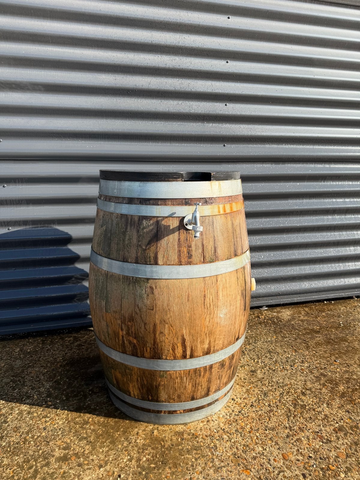 Regenton / Whiskeyvat / Wijnvat - Opknapper, Ophalen, Gebruikt, Met kraantje, 150 liter of meer