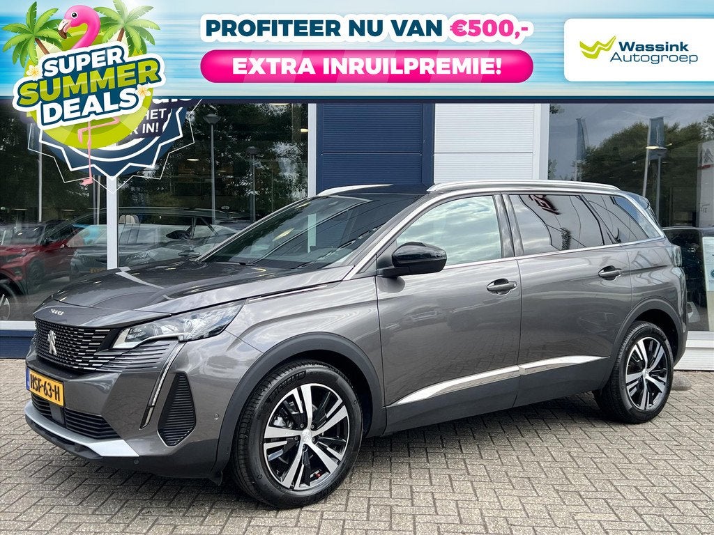 Peugeot 5008 | SUMMER DEALS | 1.2 Crossway GT 130pk Automaat, Auto's, Peugeot, Gebruikt, 1199 cc, 7 stoelen, Leder
