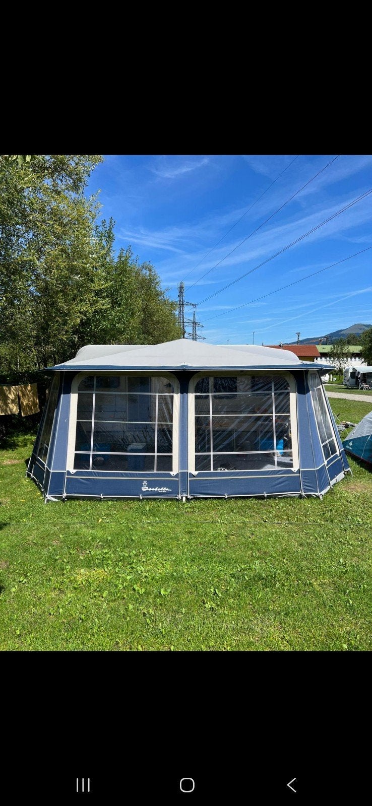 Isabella Penta Unicut G12/16 Voortent met uitbouw, Caravans en Kamperen, Voortenten en Luifels, Ophalen of Verzenden