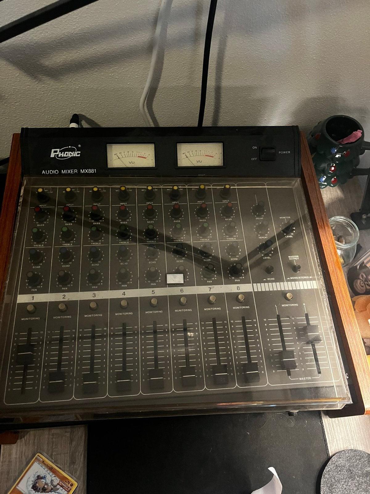 phonic mx881 mixer || echo kanaal kapot, Muziek en Instrumenten, Ophalen