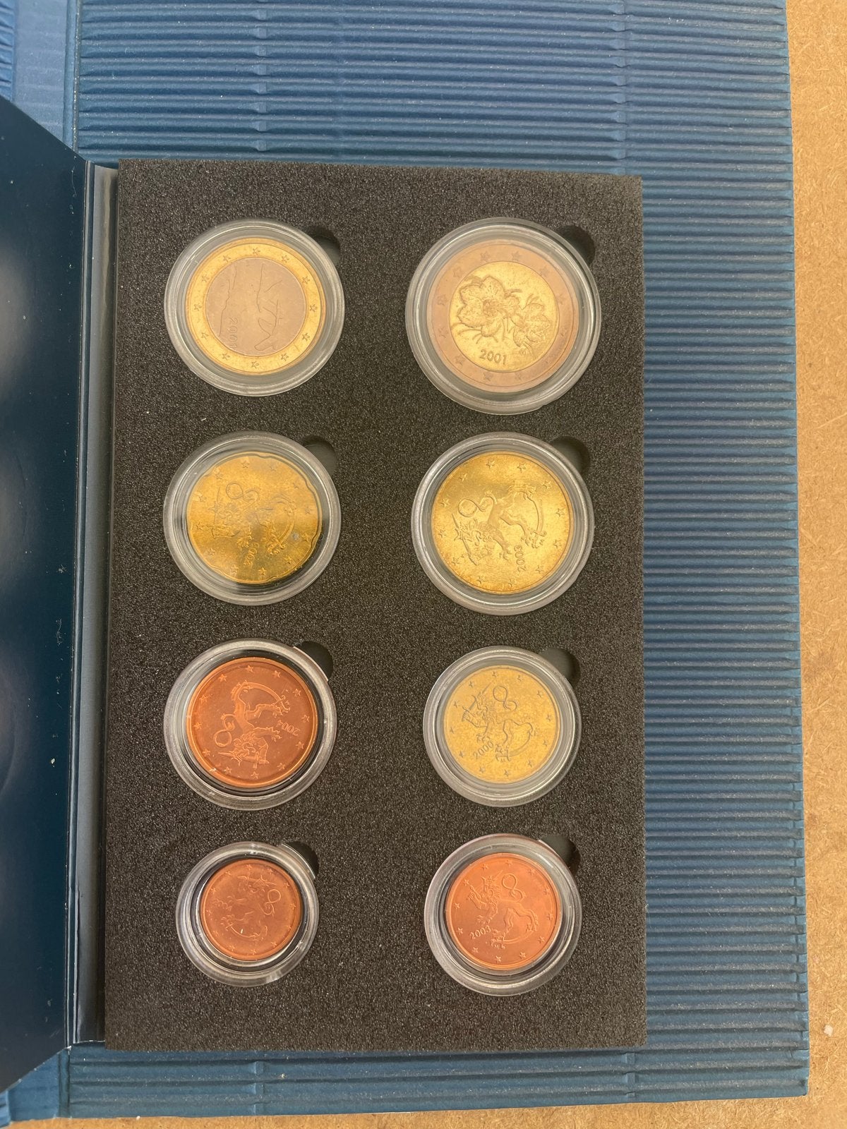 Finse Euro-muntenset 2001 - Prachtkwaliteit, Ophalen of Verzenden, Finland, Overige waardes, Setje