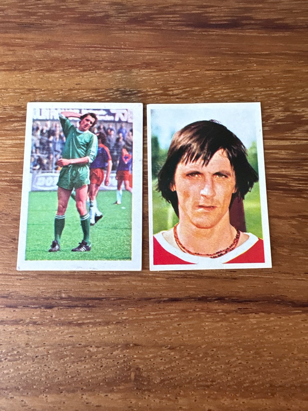 Voetbalplaatjes Gerrie Deijkers - PSV (2 stuks), Ophalen of Verzenden, Gebruikt, PSV, Poster, Plaatje of Sticker