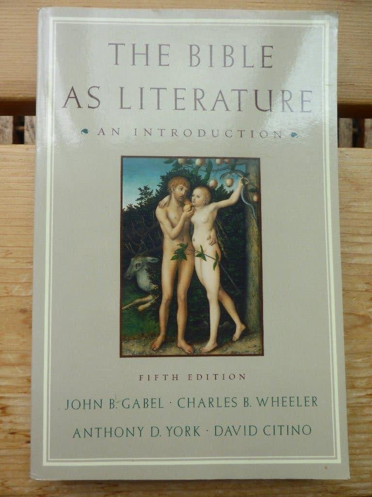 the Bible as literature - John B. Gabel, Charles B. Wheeler, Ophalen of Verzenden, Zo goed als nieuw