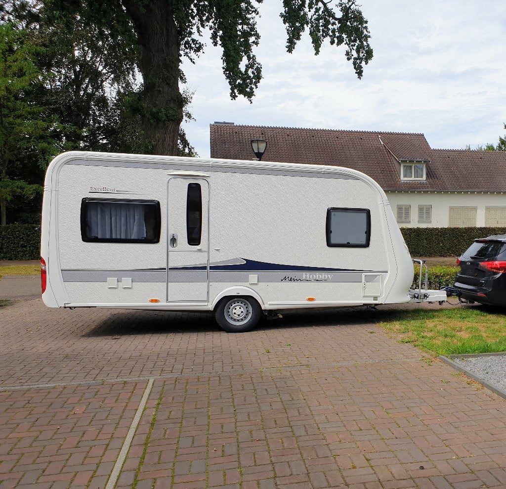 Zeer complete Hobby Excellent 460 UFe (2011) + Mover, Caravans en Kamperen, Kachel, Rondzit, Hobby, 4 tot 5 meter