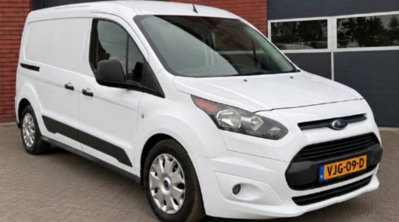Ford Transit Connect 1.6 TDCI L2 Lang Econetic Ambiente Bj 2, Stof, Overige modellen, Wit, Origineel Nederlands
