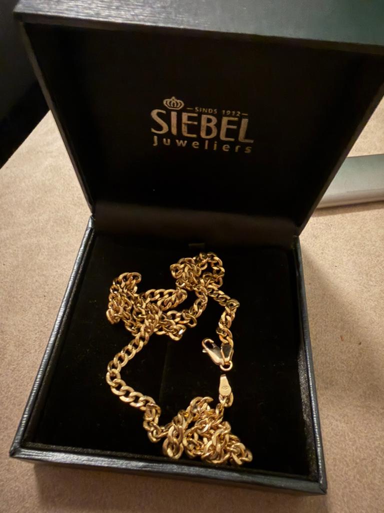 Ketting siebel juweliers, Ophalen of Verzenden, Zo goed als nieuw, Zilver