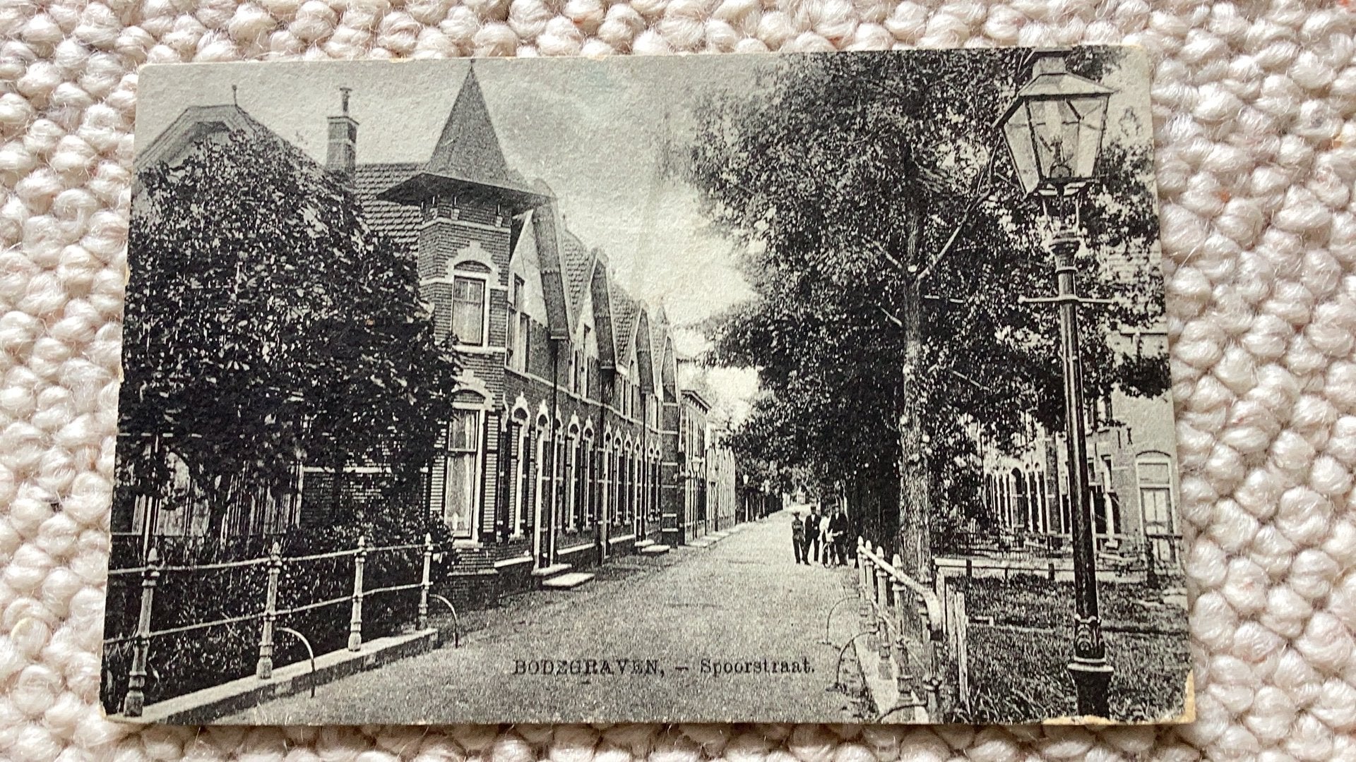 Ansichtkaart Bodegraven Spoorstraat 1920. 991, Ophalen of Verzenden, 1920 tot 1940, Gelopen, Zuid-Holland