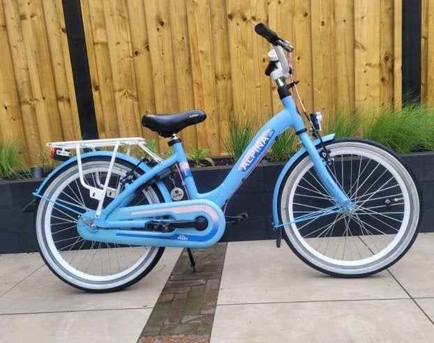 Alpina Girl Power 20 inch meisjesfiets nette staat, Fietsen en Brommers, Fietsen | Meisjes, Ophalen, Terugtraprem, Gebruikt, Alpina Girlpower