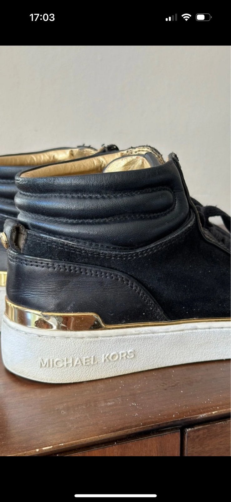 Michael Kors Sneakers - Maat 38, Kleding | Dames, Schoenen, Ophalen of Verzenden, Zo goed als nieuw, Zwart, Sneakers of Gympen
