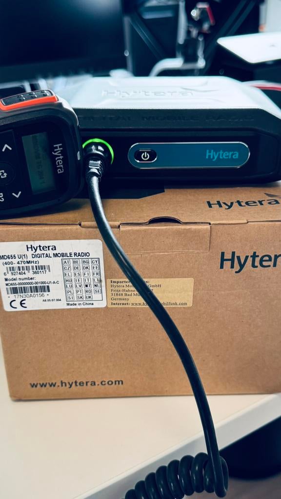 Hytera MD-655 UHF Dmr Analoog, Telecommunicatie, Ophalen of Verzenden, Zo goed als nieuw