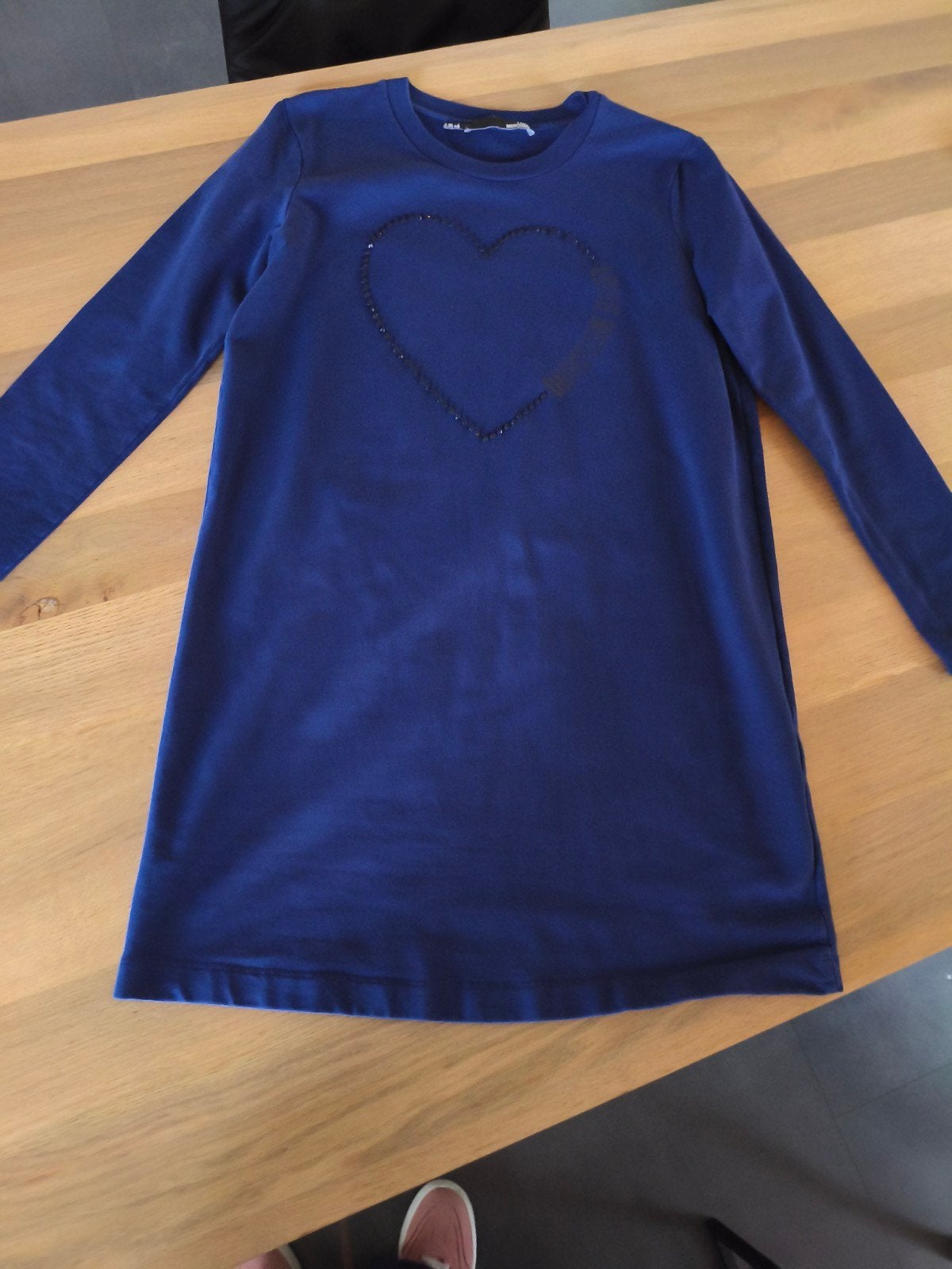 Love moschino jurk maat 42, draagmaat 38/40, Ophalen of Verzenden, Zo goed als nieuw, Maat 38/40 (M), Boven de knie
