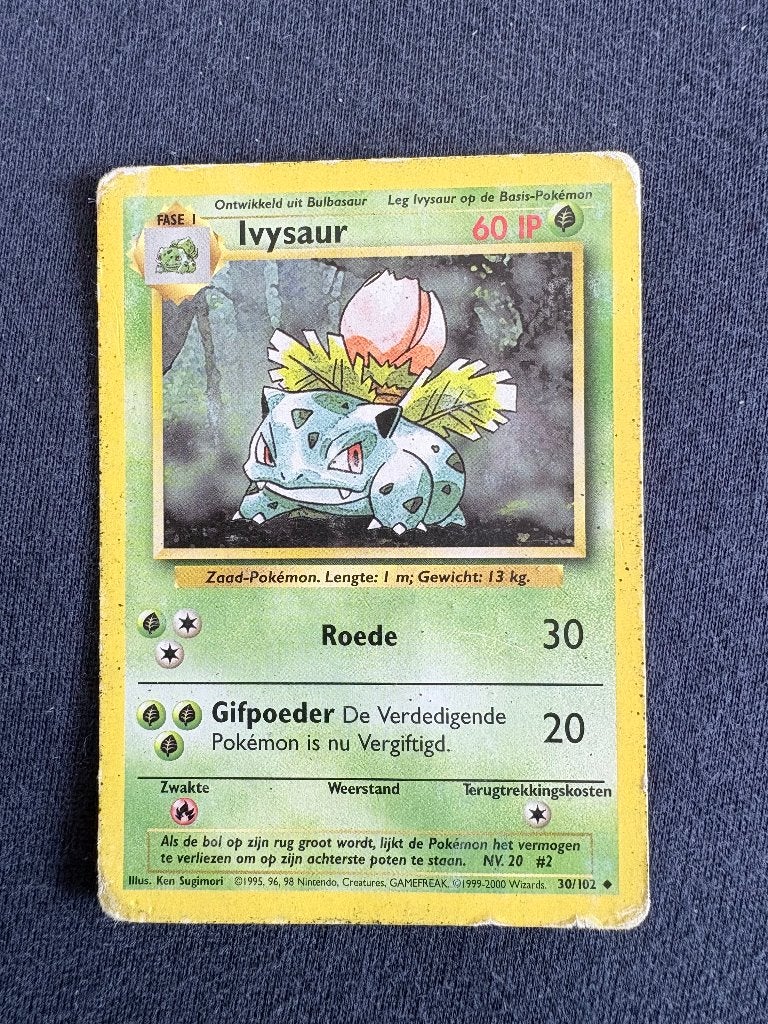 Ivysaur - Base 30/102 - Excellent, Ophalen of Verzenden, Nieuw