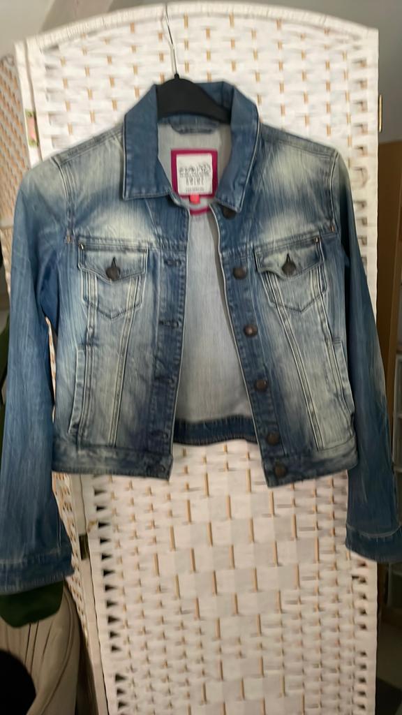 Jeansjasje  M Esprit, Ophalen of Verzenden, Zo goed als nieuw, Maat 38/40 (M), Blauw