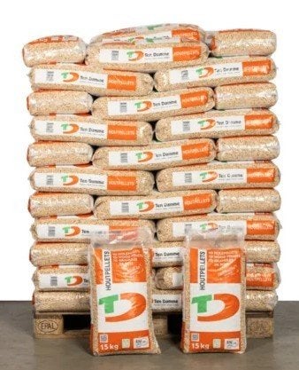 Premium Witte Naaldhout Pellets EN Plus A1 Thuisbezorg prijs, Tuin en Terras, Minder dan 3 m³, Verzenden