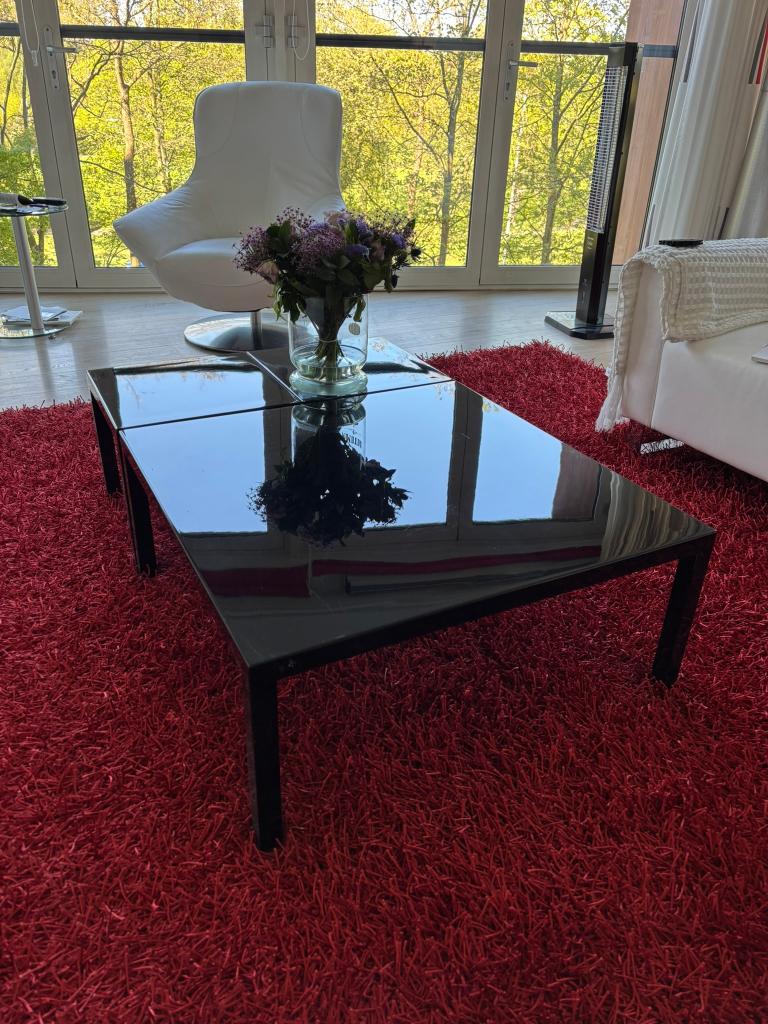 Goossens design salon tafel - hoogglans zwart, Huis en Inrichting, Tafels | Salontafels, Ophalen, Overige materialen, 50 tot 100 cm