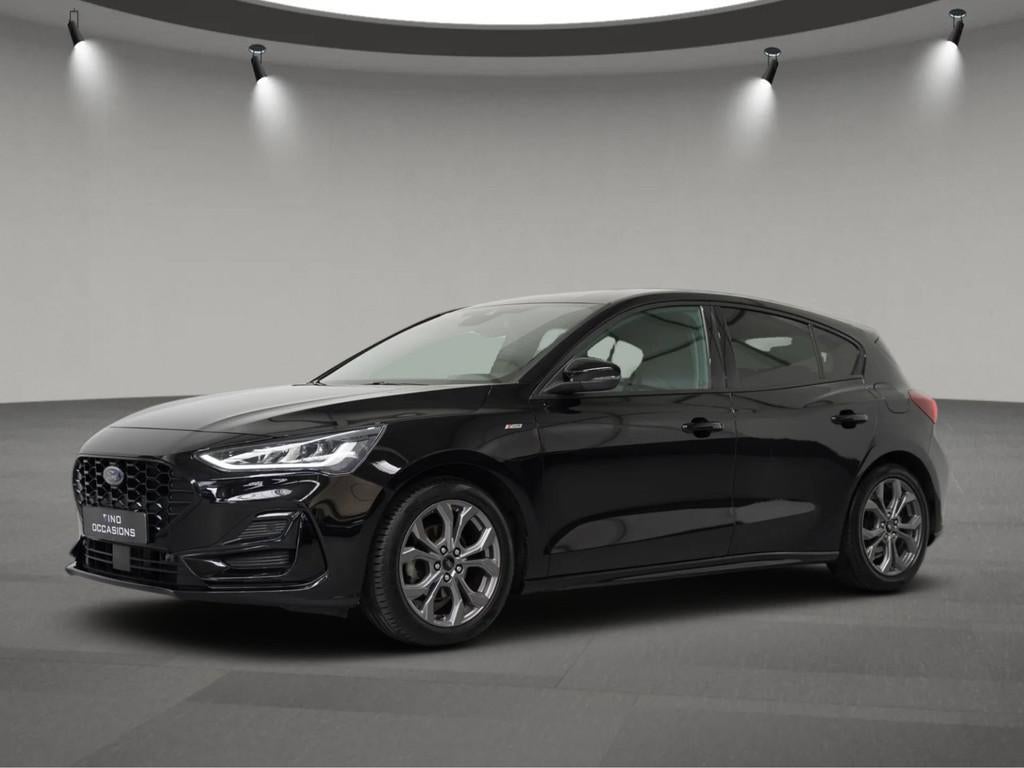 Ford Focus 1.0 EcoBoost Hybrid ST Line X | Keyless Entry & G, Auto's, Gebruikt, Automatische klimaatregeling, Zwart, Origineel Nederlands