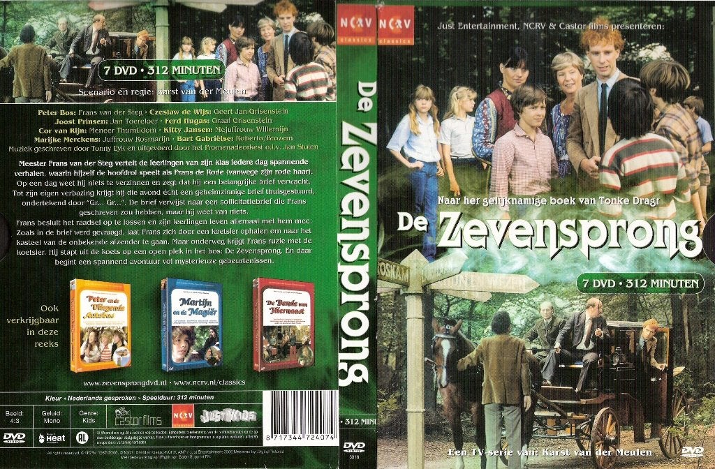 De Zevensprong -P. Bos/C.de wijs/f.hugas 3DVDbox Nw./Orig., Alle leeftijden, Ophalen of Verzenden, Zo goed als nieuw