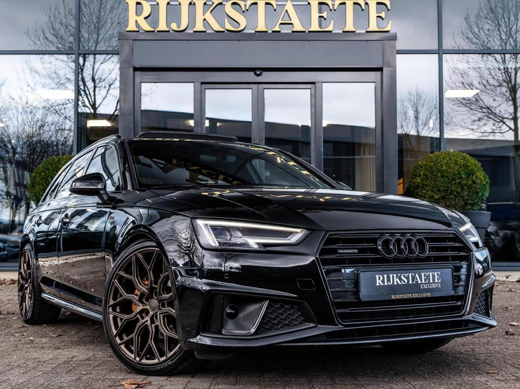 Audi A4 Avant 2.0 TDI Quattro S-line|RS STOELEN|PANO|VOSSEN, Automaat, Euro 6, A4, Zwart